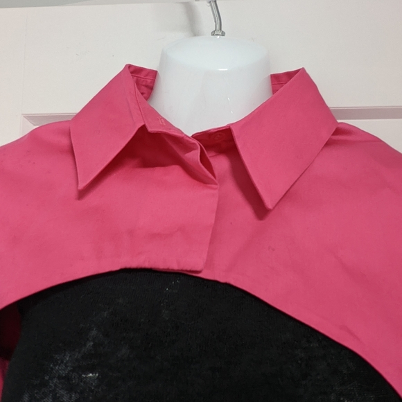 Zara poplin cropped shirt - Picture 2 of 8